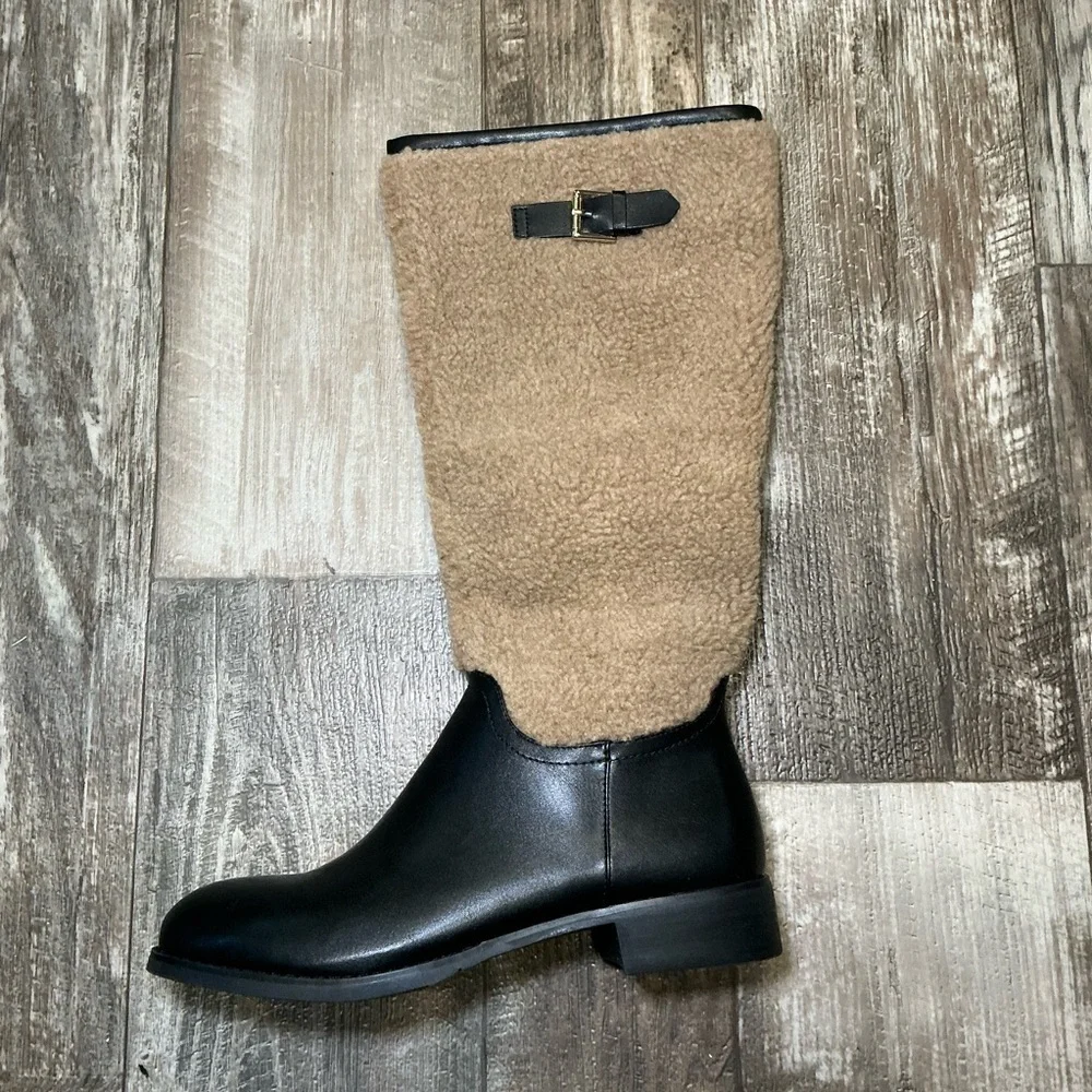 Torgeis Black and Tan Women's Boots